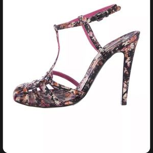 Bottega Veneta floral heels 37
